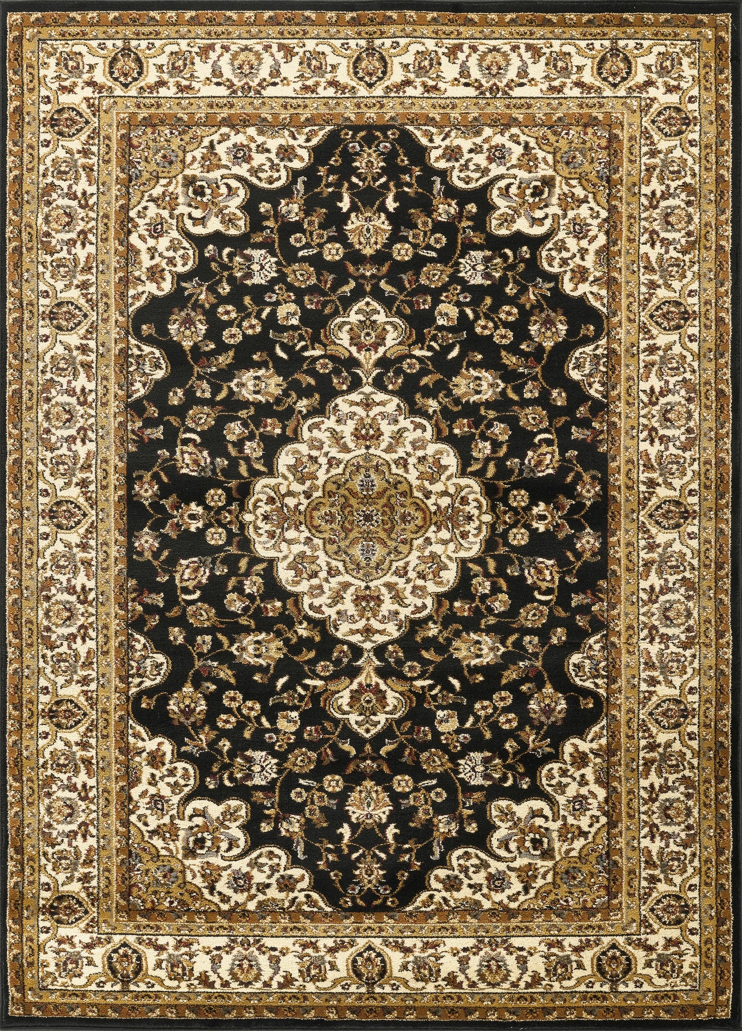 Classic GC_VIN5003 Black Area Rug