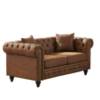 FX 63.5" Contemporary Design Chesterfield Sofa
