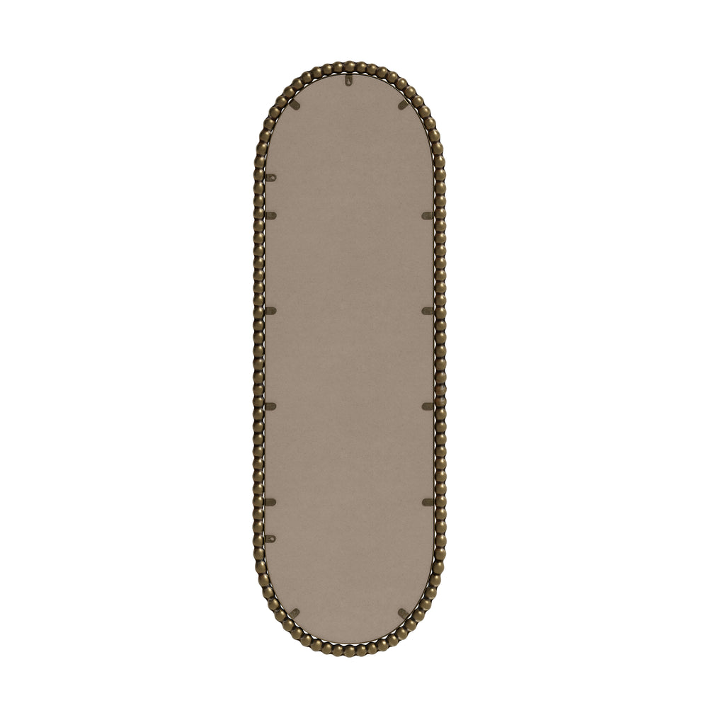 Iron Art Oval Retro Mirror, Antique Effect