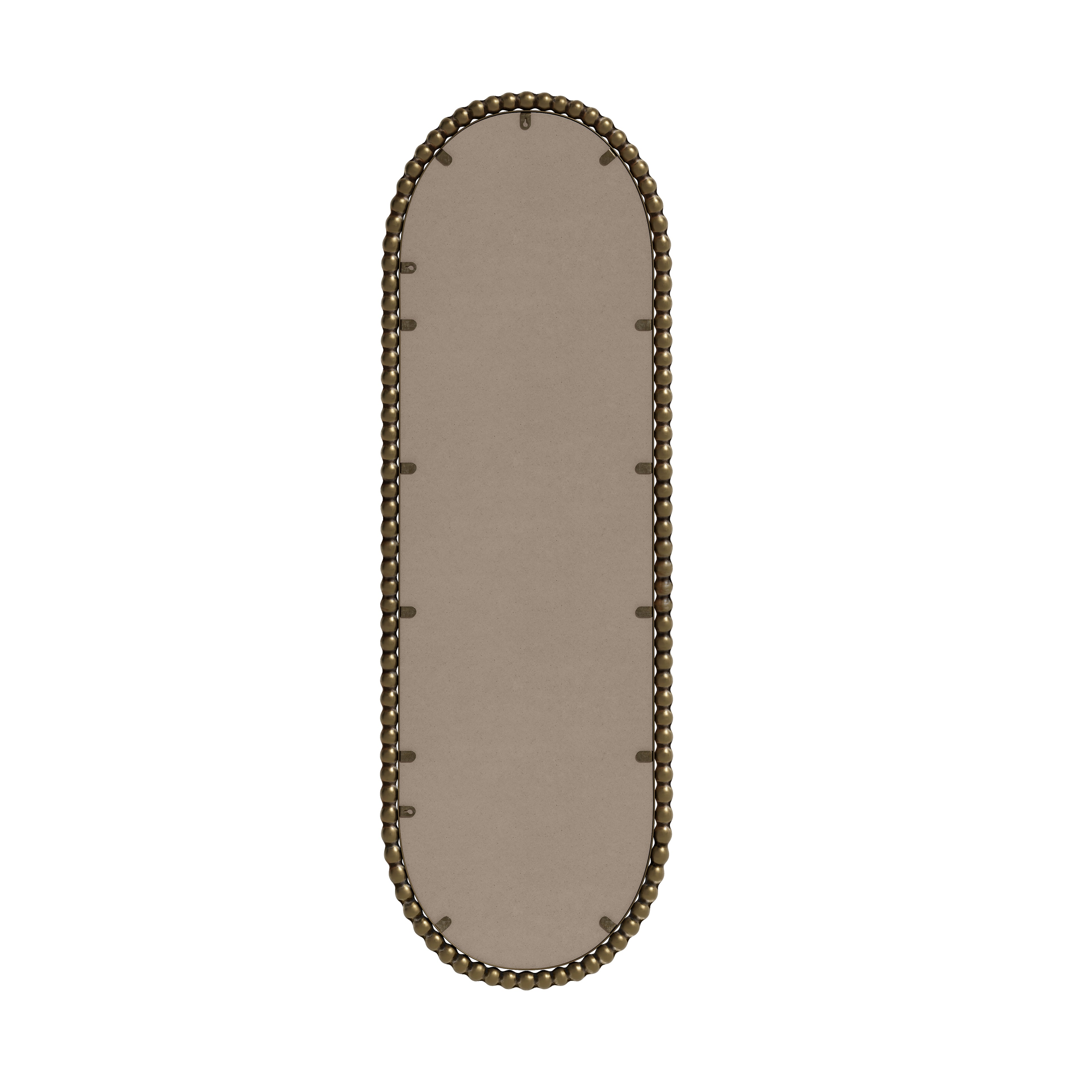 Iron Art Oval Retro Mirror, Antique Effect