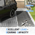 9 Pcs Interlocking Deck Tiles - Outdoor Waterproof Flooring