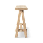 Hawthorne 60" Solid Reclaimed Elm Trestle Console Table