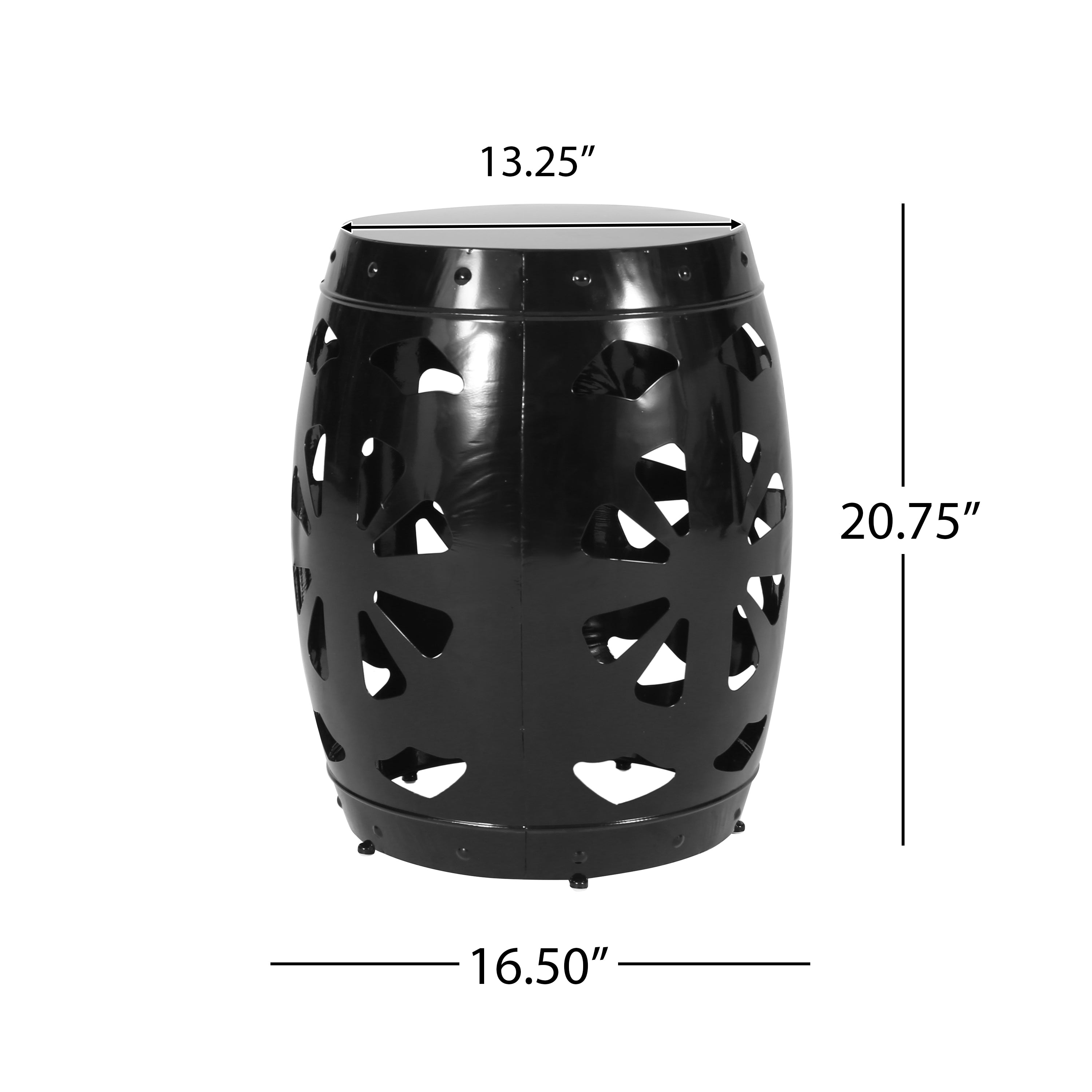 Metal End Table - Large