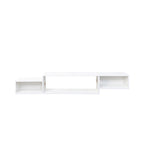 65.35in Wall Mounted Floating TV Stand with Color LEDs