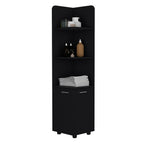 Corner Cabinet 62" Tall with 3-Tier Shelf and 2-Door