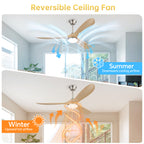 60 Inch Smart Ceiling Fan with Light Dimmable LED