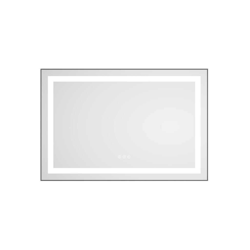 36" x 24" LED Bathroom Mirror with Front and Backlight