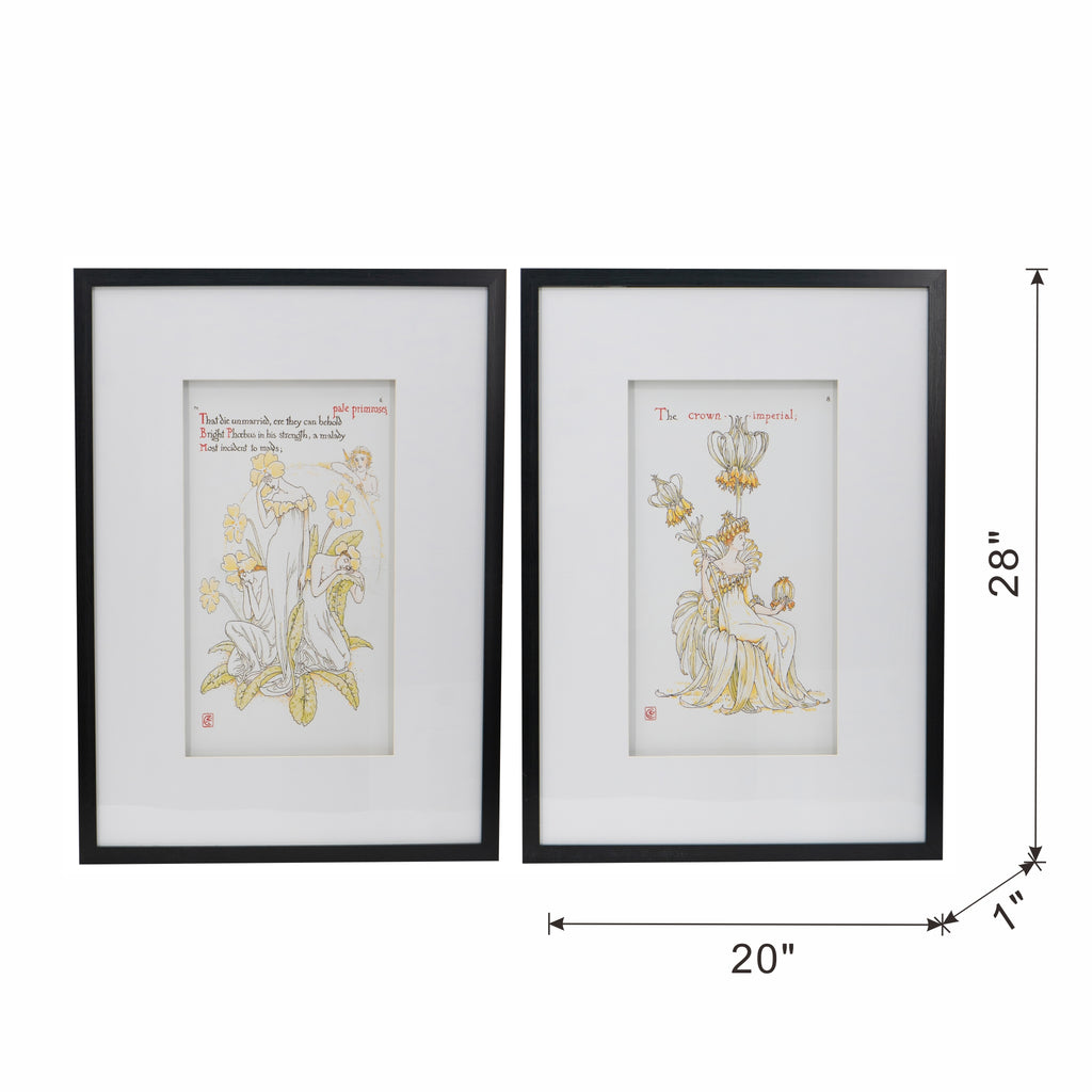 Set of 2 Wall Arts