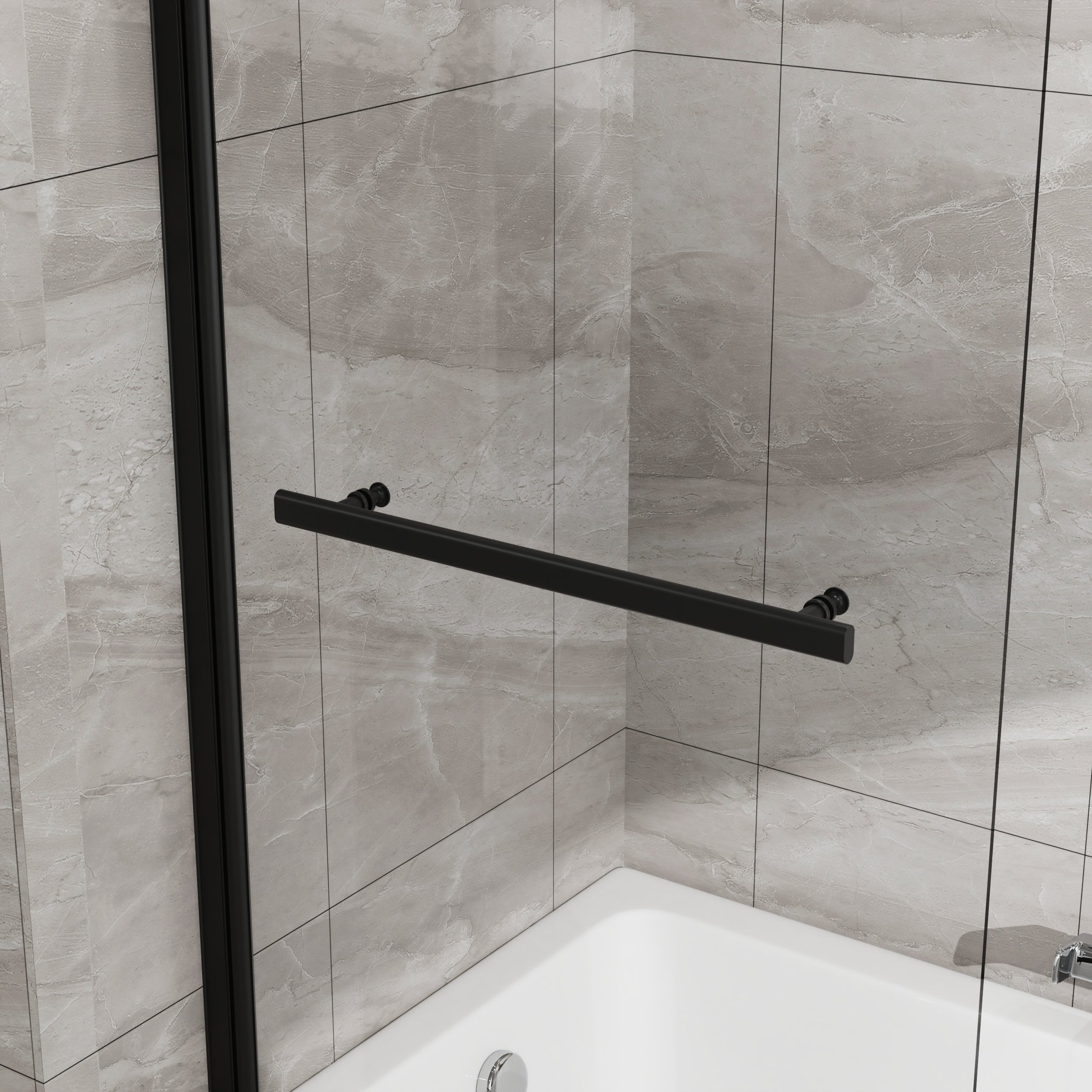 Goodyo 31" X 55" Bathtub Screen Frameless Shower Door
