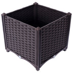 Deep Raised Garden Bed Plastic Planter Boxes
