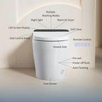 Tankless Smart Toilet With Bidet Built In