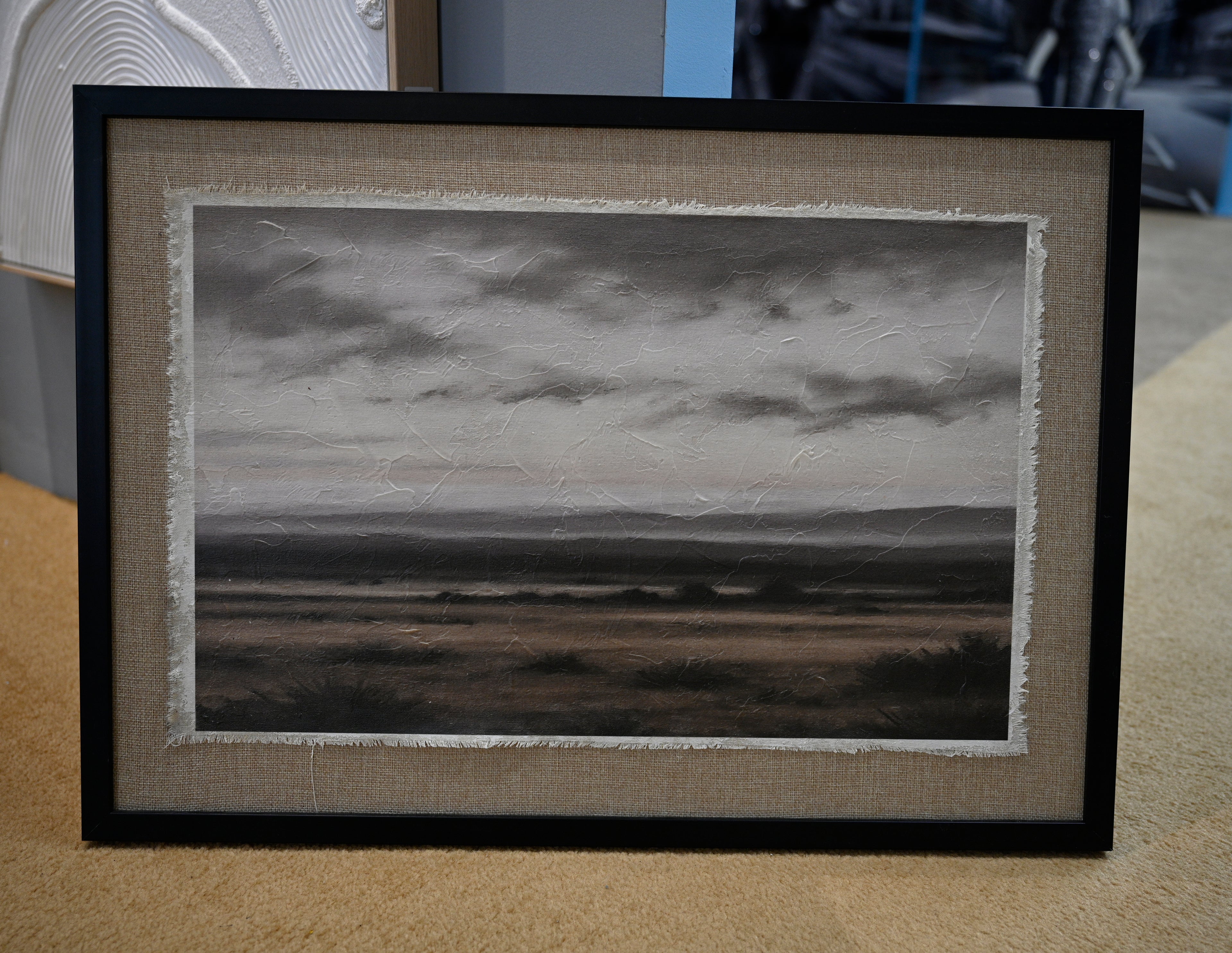 Vintage Landscape Large Framed Wall Art