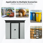 6ft x 5ft Outdoor Metal Storage Shed