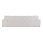 88 In. Cloud 3 Seater Chenille Sofa with Button Tufted Design