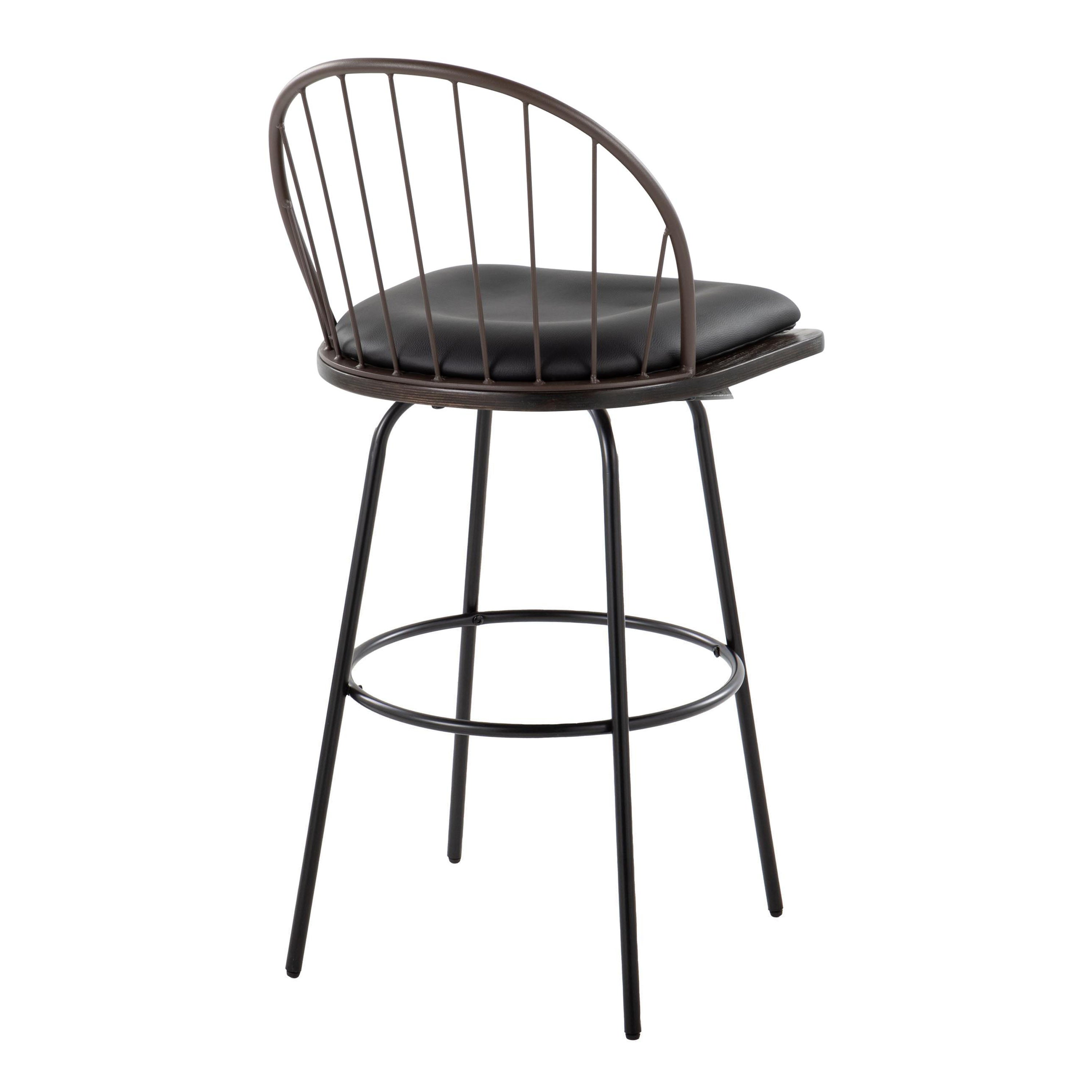 Riley 30" Fixed-Height Barstool with Swivel