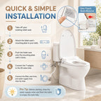 Smart Bidet Toilet Seat with Adjustable Heated Features