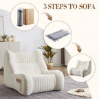 Bean Bag Chair for Adults with Armrests