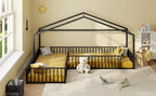 Double Twin Size L-Shaped Montessori Bed