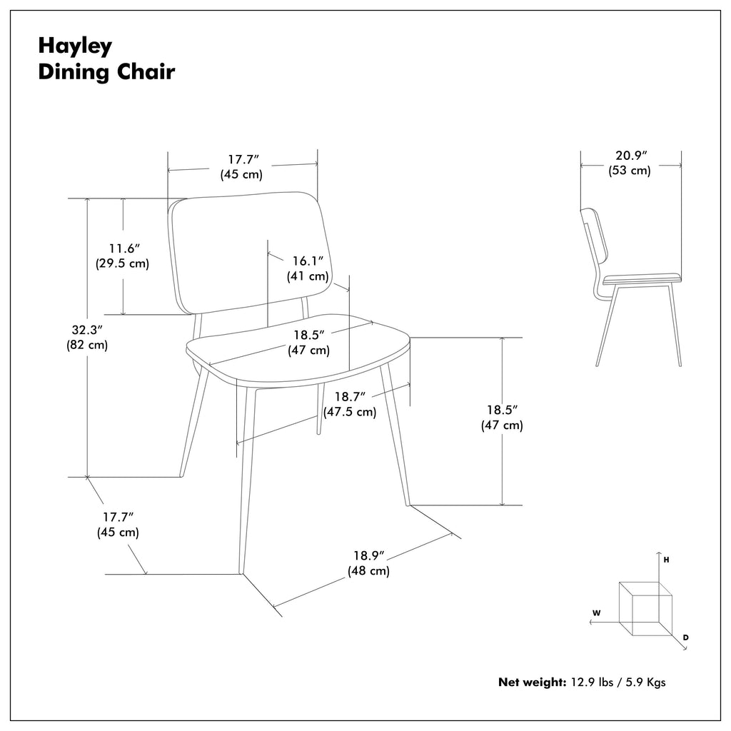 Hayley Dining Chair Set of 2