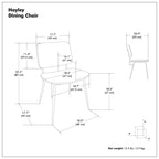 Hayley Dining Chair Set of 2