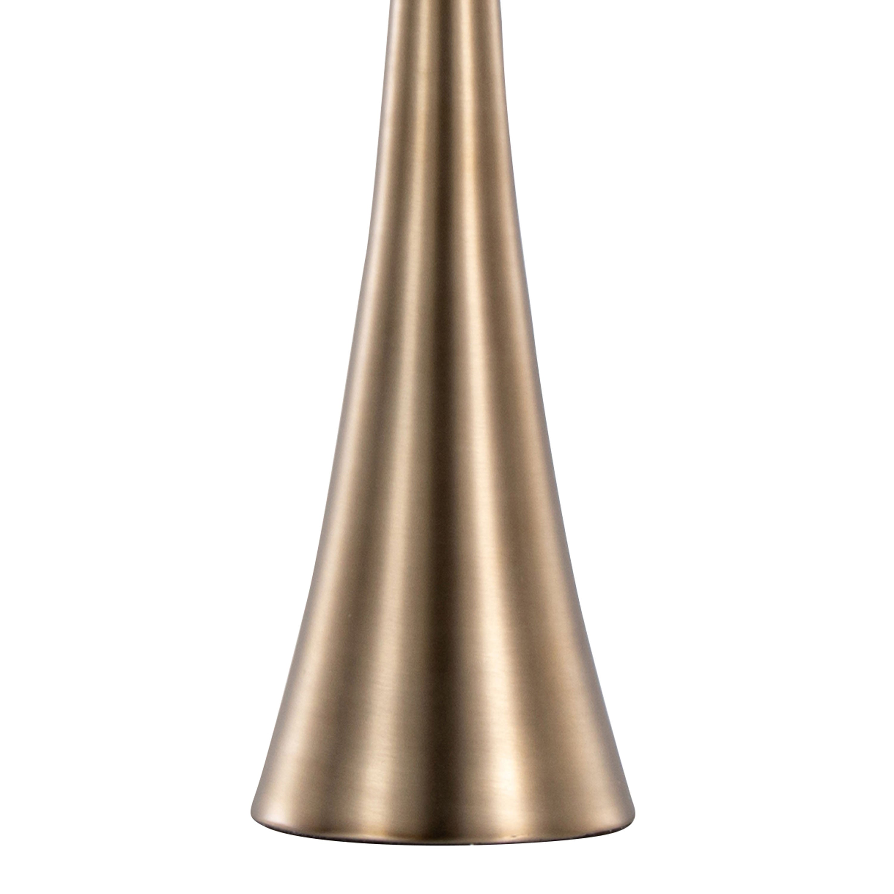 Diana 29" Contemporary Metal Table Lamp in Matte Golden Bronze