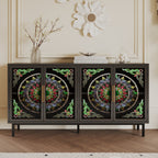 60.3 " Decorative Cabinet with 4 Doors