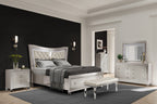 Cross Glam Champagne Nightstand