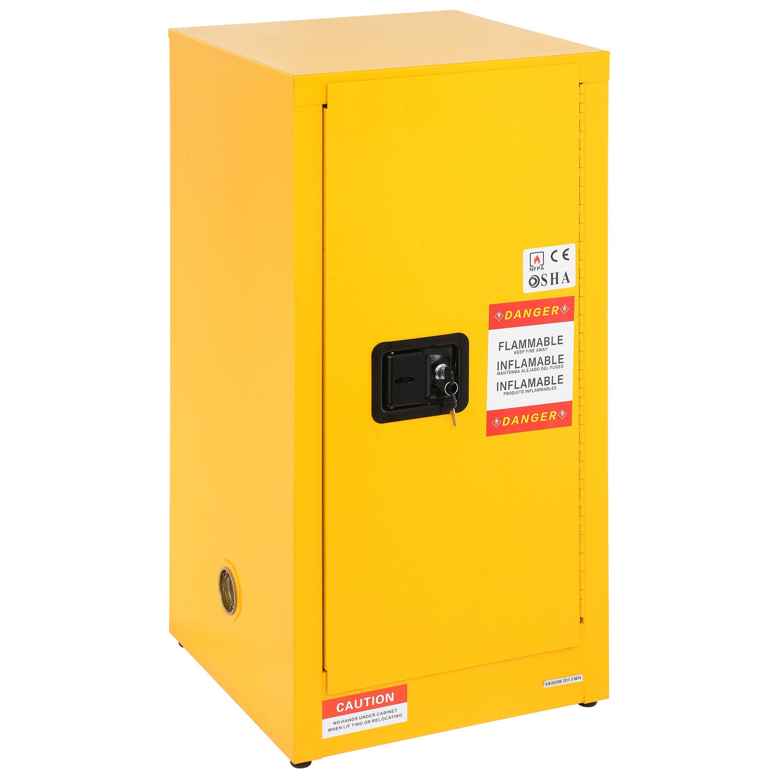 Flammable Cabinet with Adjustable Shelf
