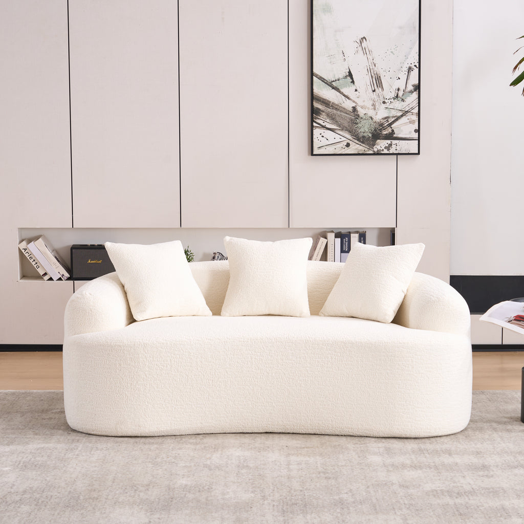 LY-025S Curved Loveseat