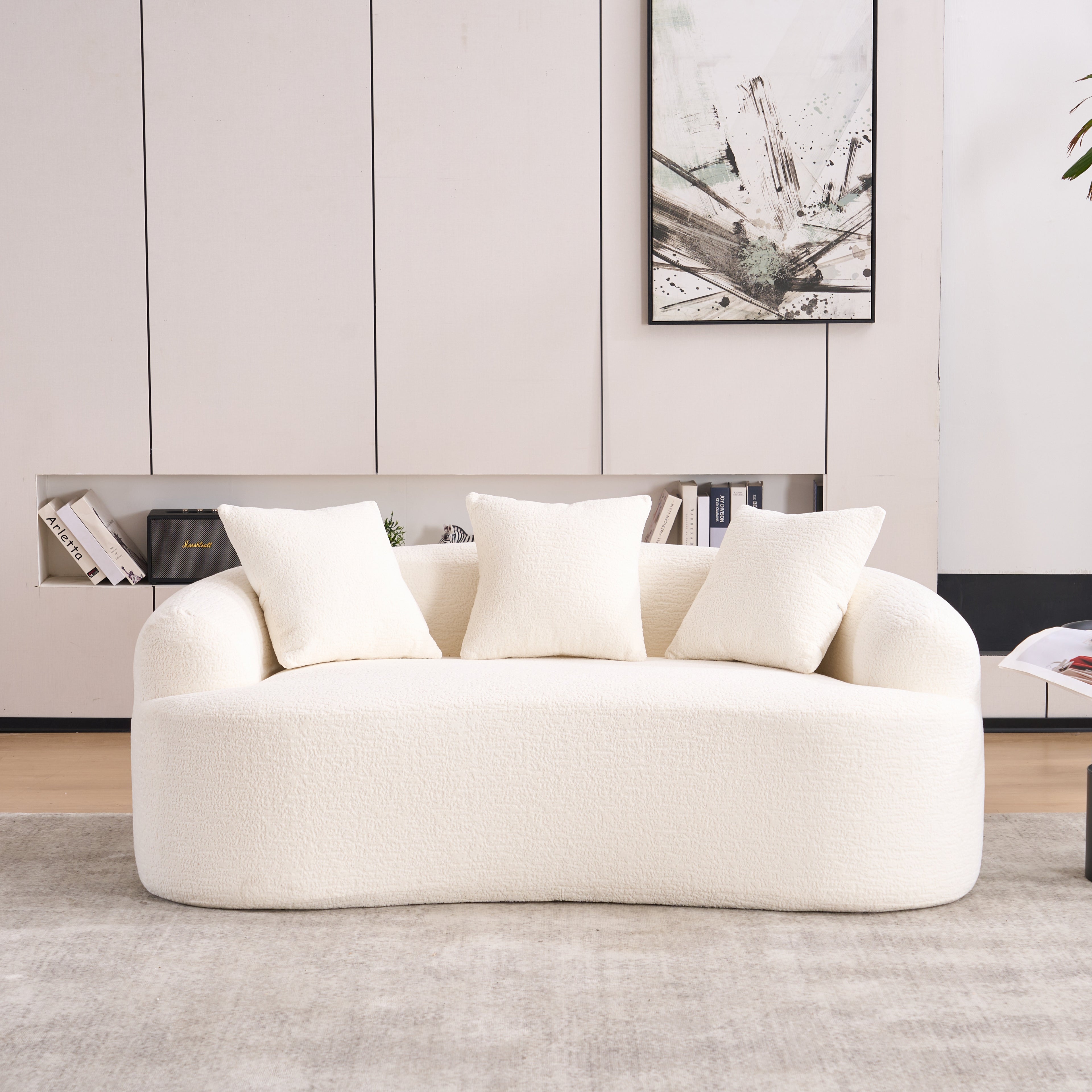 LY-025S Curved Loveseat
