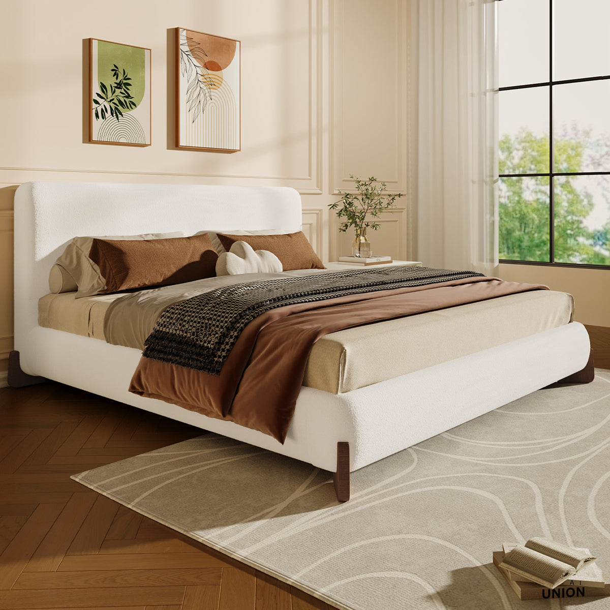 Elegant Terry Upholstered Bed