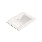 24 Inch Bathroom Vessel Sink - Glossy White