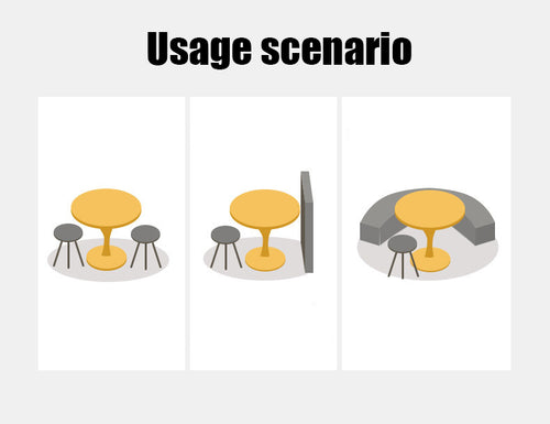 Modern Round Dining Table - 31.5''
