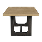 Caramel and Cocoa Trestle Dining Table