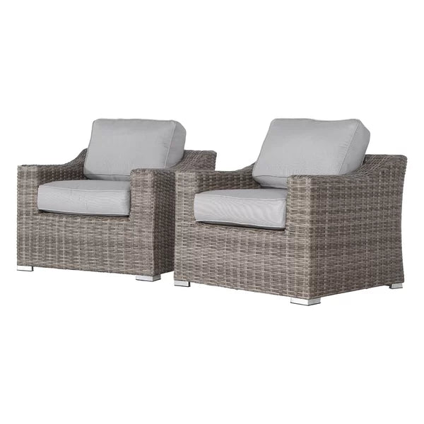 Fully Assembled Patio Chair with Cushions 2