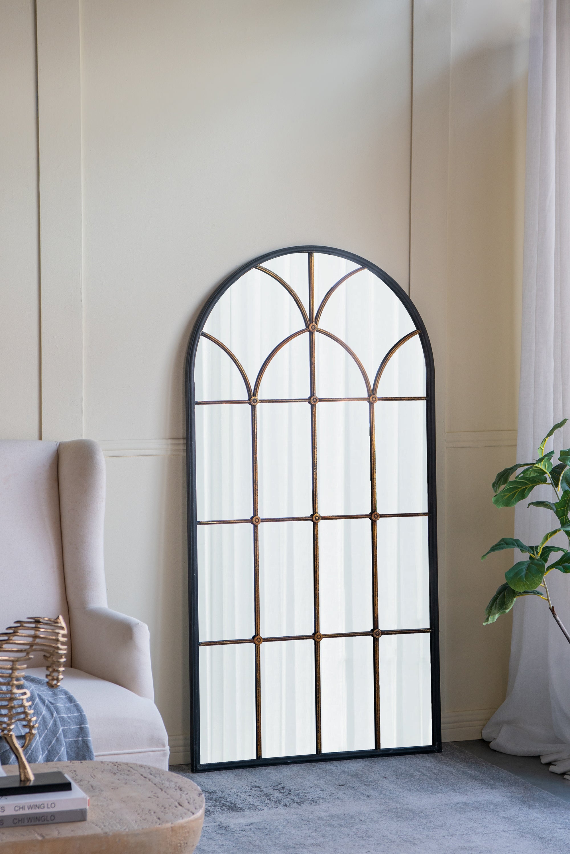 34x65.5" Arched Full-Length Mirror