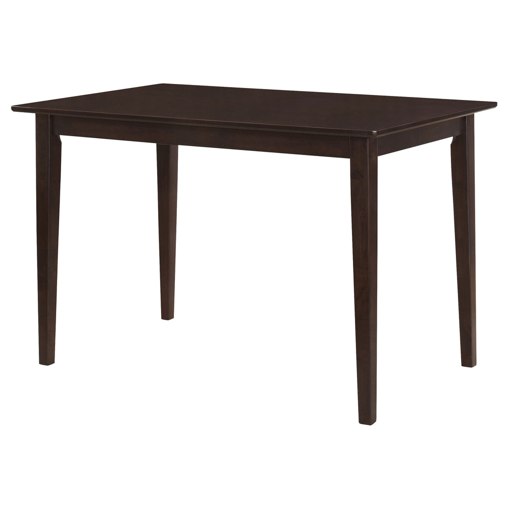 Stan Cappuccino 5-Piece Dining Set
