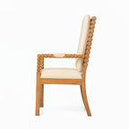 Set of 2 Rubber Wood Dining Chairs
