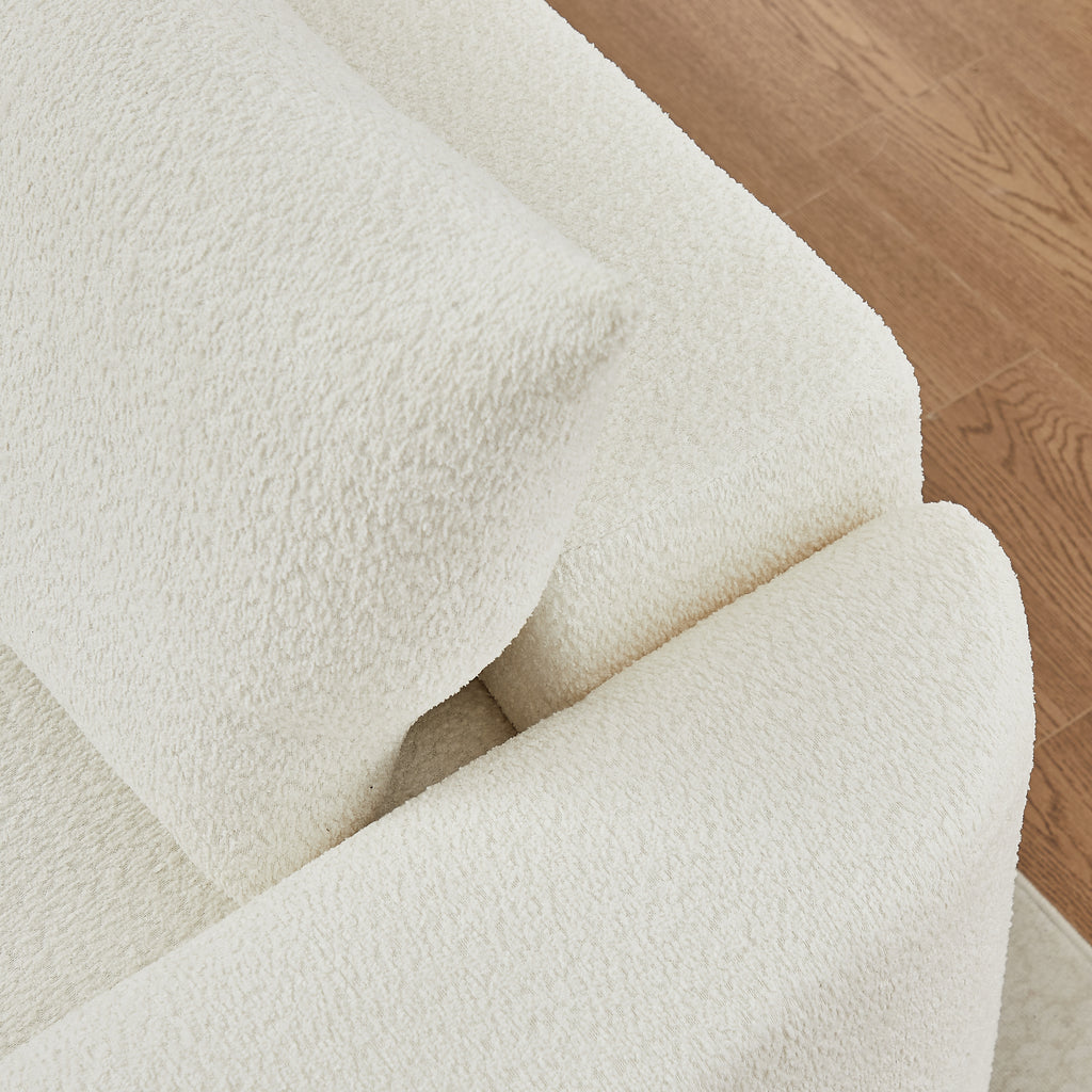 Chenille Sofa for Living Room - 109" Large Modern 3-Seater