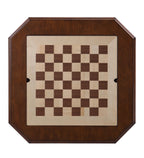 Bishop II Cherry Finish Reversible Chess Checker Game Table