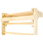 Wooden Swedish Ladder Stall Bars Set for Physical Therapy & Gymnastics