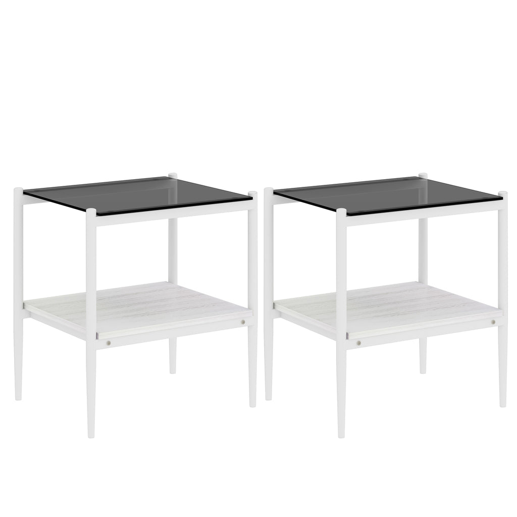 Set of 2 Rectangle End Tables
