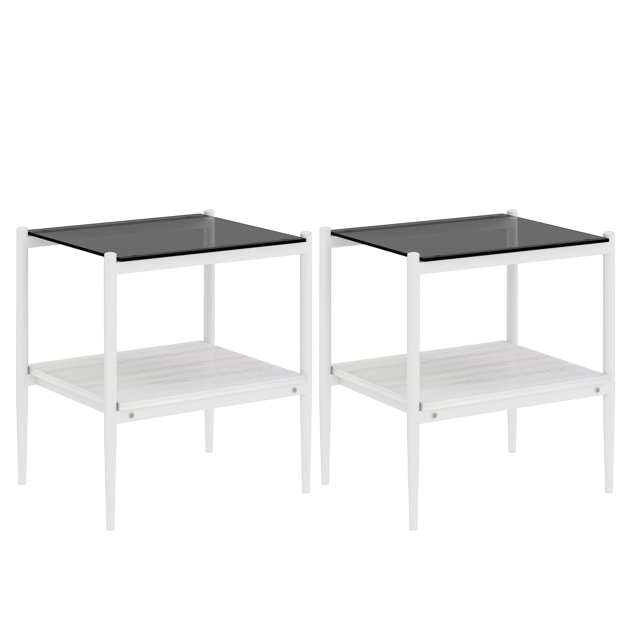 Set of 2 Rectangle End Tables