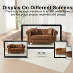 FX 63.5" Contemporary Design Chesterfield Sofa
