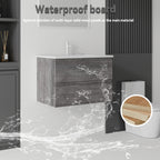 24 Inch Floating Bathroom Vanity with Sink