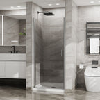 Goodyo 34"x72" Pivot Shower Door in Tempered Glass