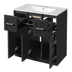 30-Inch Bathroom Vanity with Undermount Sink and Drawers