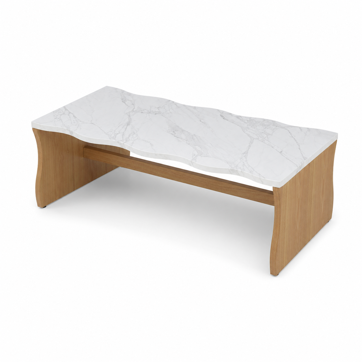 Whisper of Waves Modern Coffee Table