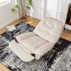 Ivory Recliner with Mobile Phone Holder