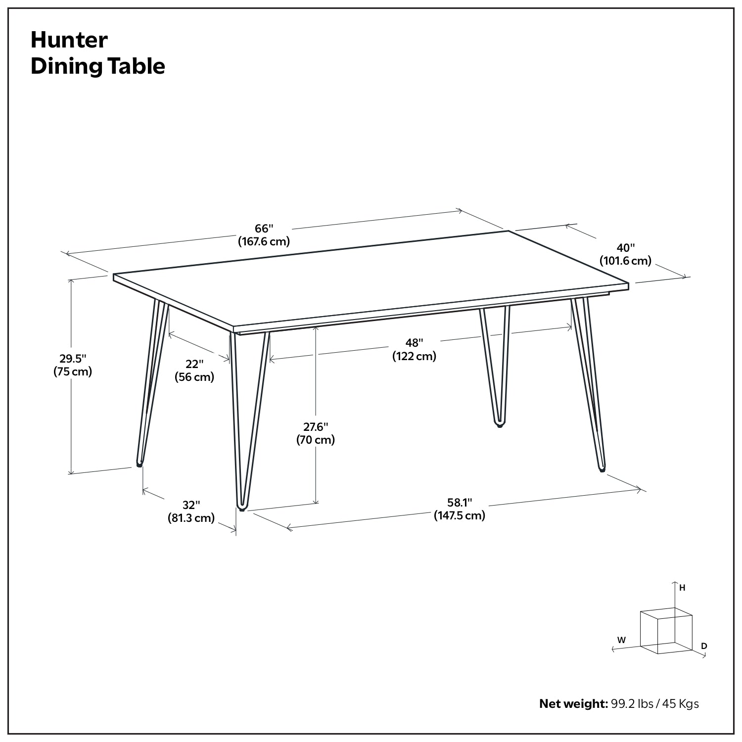 Hunter Dining Table